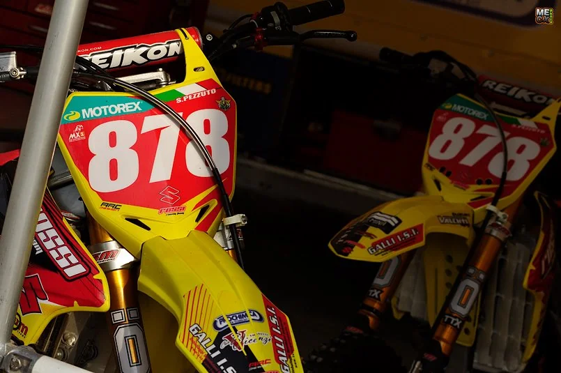 Stefano Pezzuto con Suzuki RMZ 250 al Campionato Italiano MX2 2012