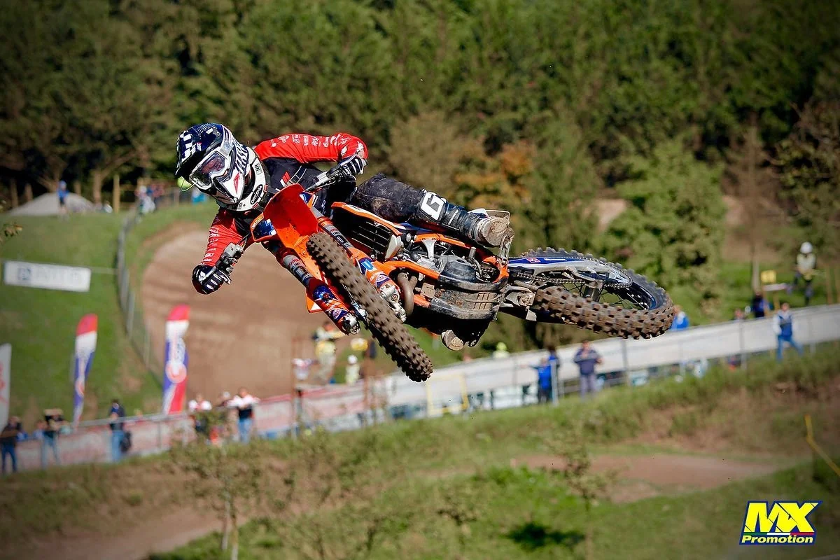 Stefano Barbieri al Campionato Italiano MX125 nel 2021