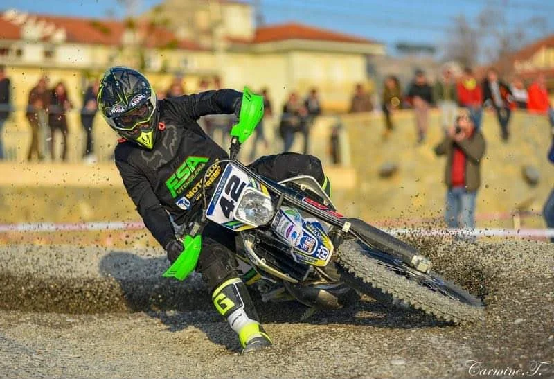 Andrea Martini con Husqvarna TE 300 nel 2025