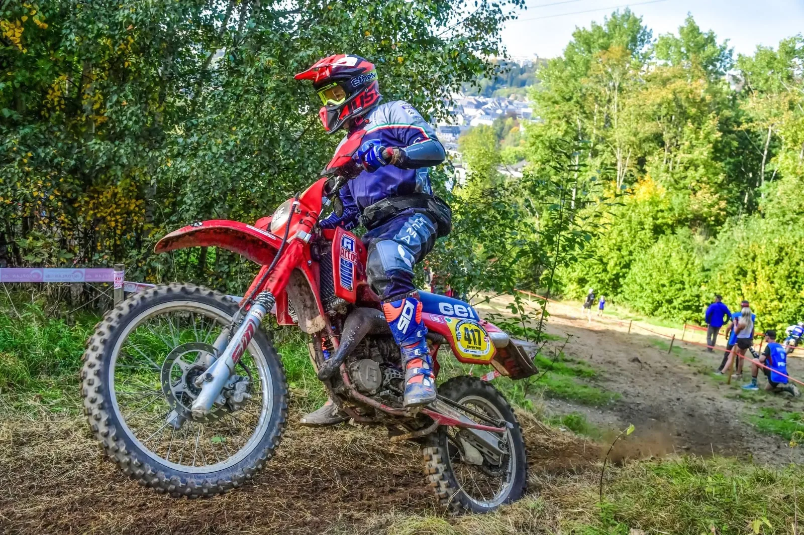 Giorgio Volpi con Accossato 80cc all’Europeo Enduro Vintage Trophy 2026