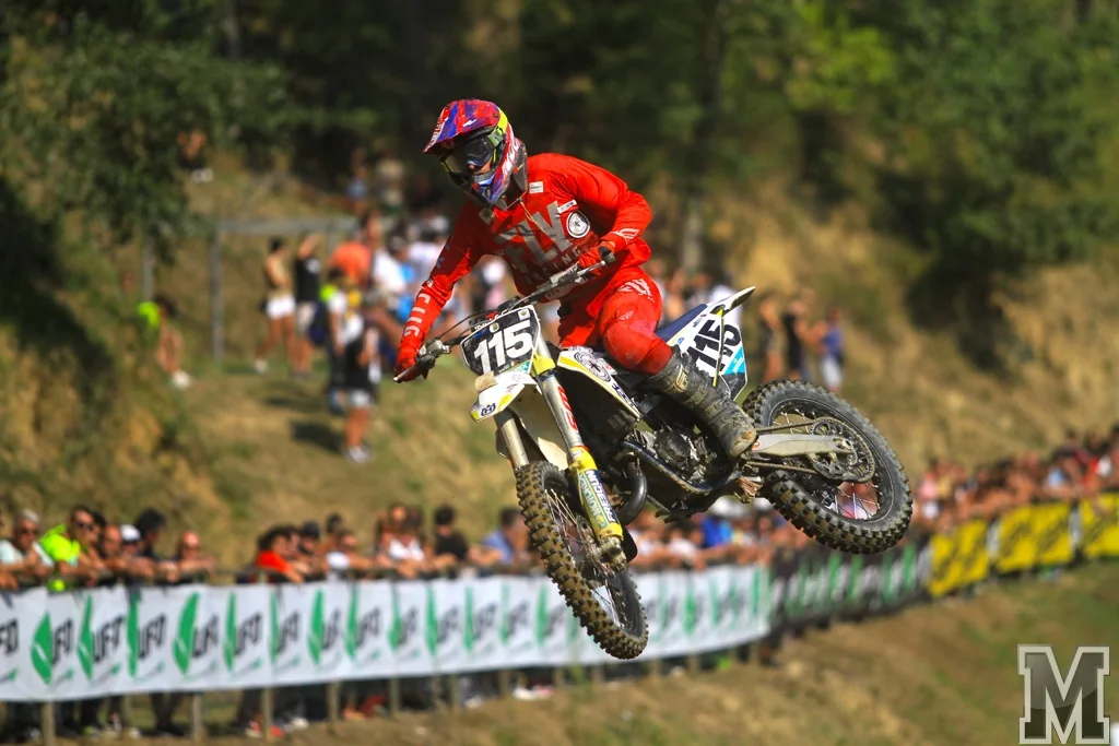 Andrea Roncoli al Campionato Italiano Junior MX 125