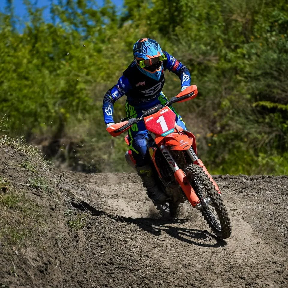 Federico Brondi al Campionato Italiano Master MX2