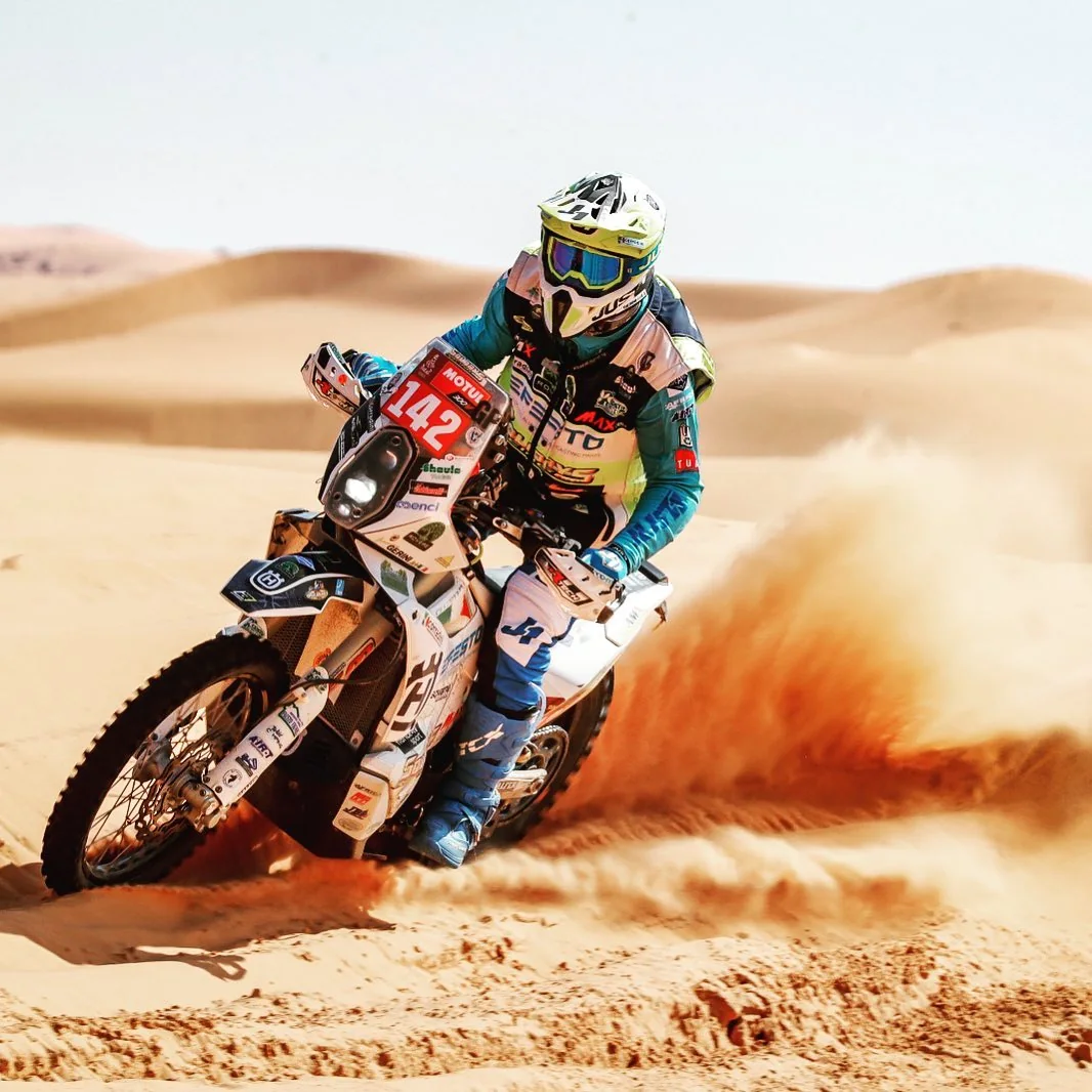 Maurizio Gerini al Rally Dakar con Husqvarna 450
