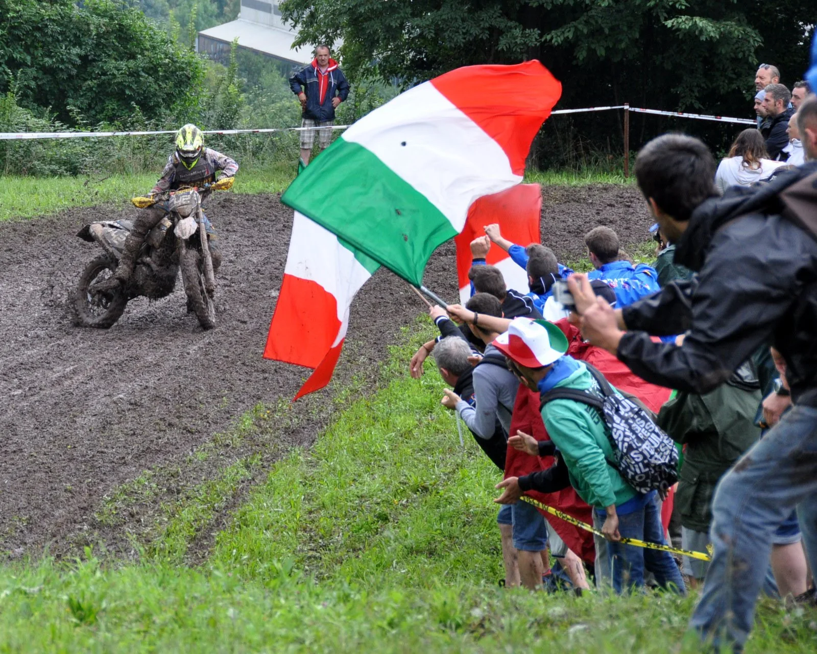 Maurizio Gerini alla Six Days di Lumezzane con Husqvarna 250 4T