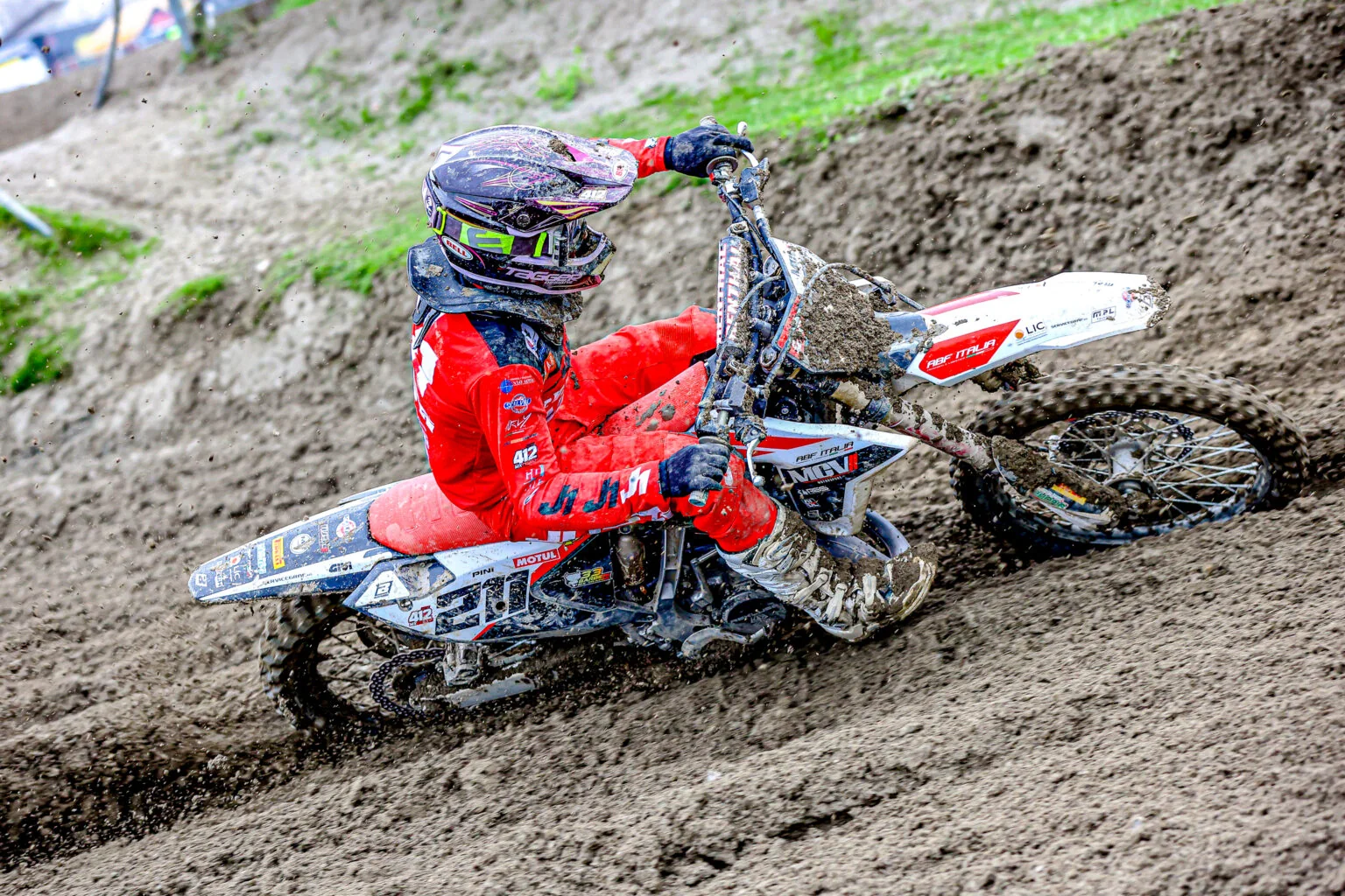 Riccardo Pini al Campionato Italiano MX Junior