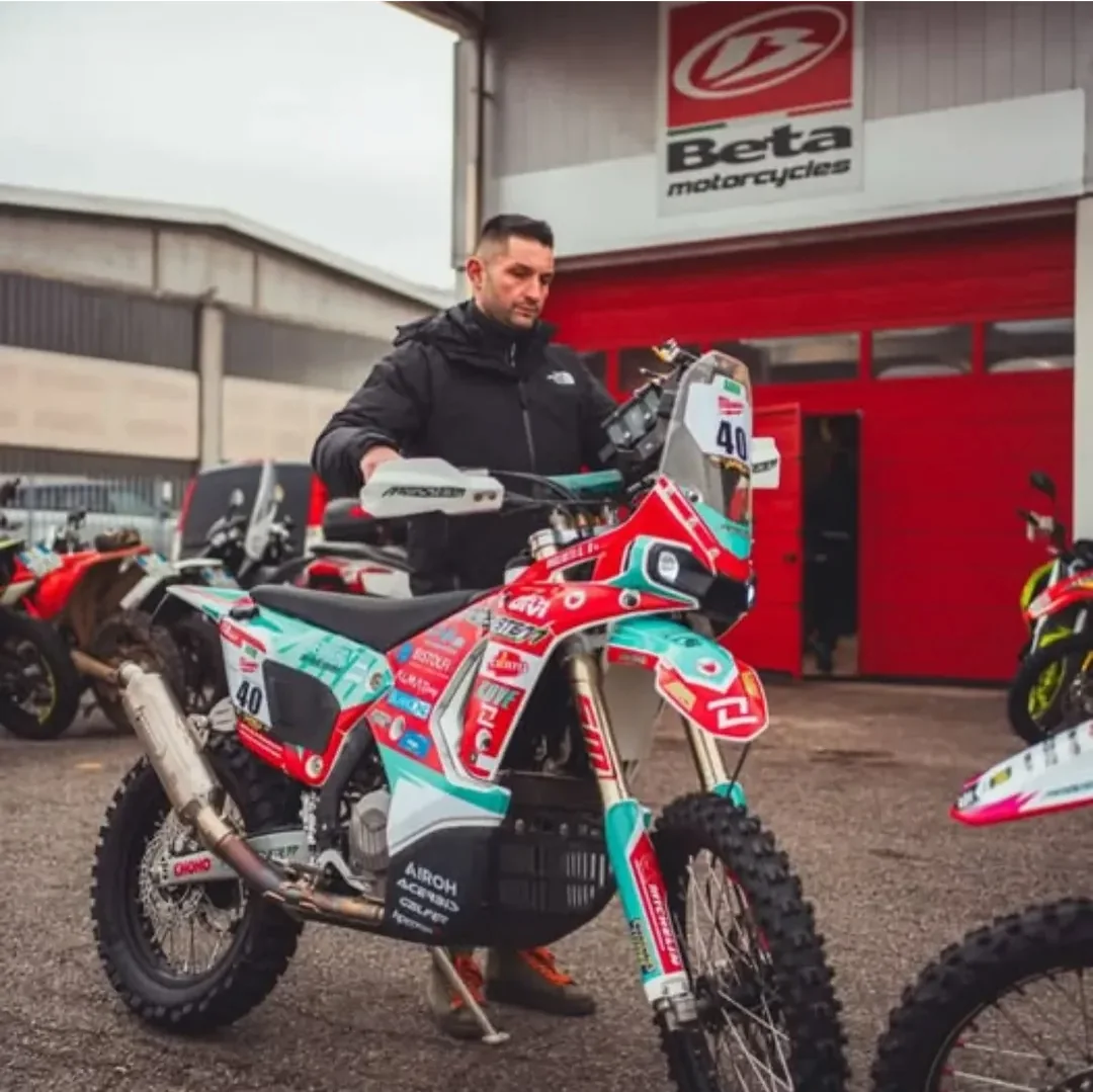 Stefano Dogliotti con la Kove 450 Rally alla Ecorace